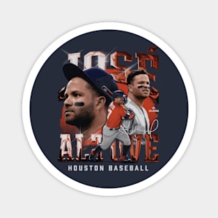 Jose Altuve Houston Vintage Magnet